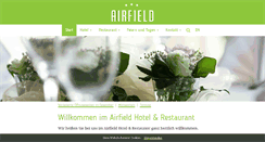 Desktop Screenshot of airfield-hotel.de